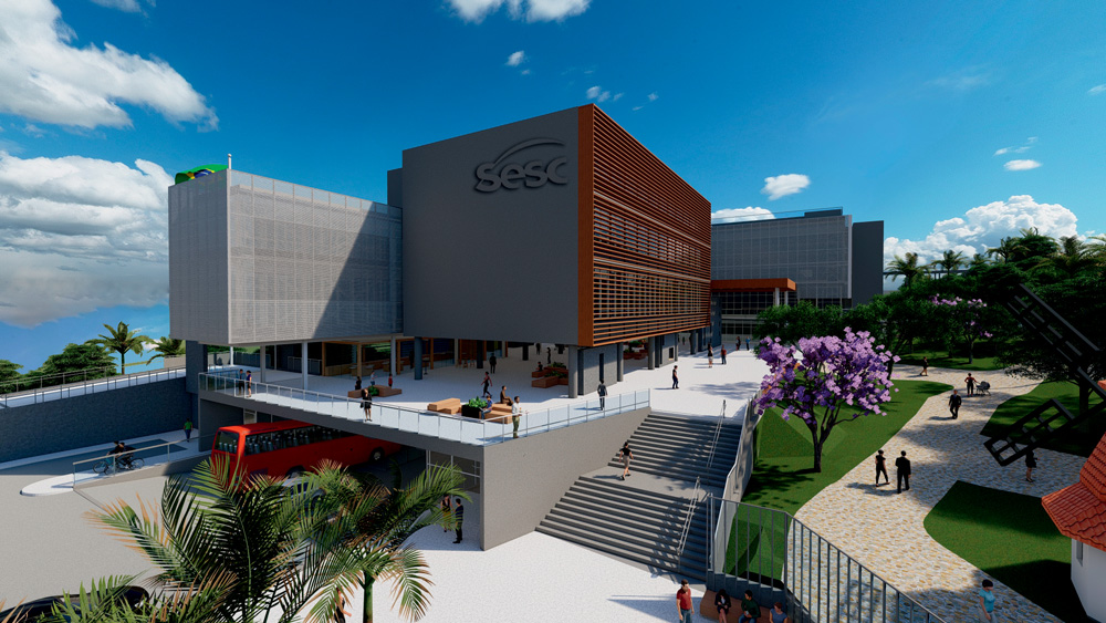 3D-ACESSO_2.01.png Parte do futuro Sesc Pirituba ocupará terreno da antiga Sociedade Holandesa de São Paulo