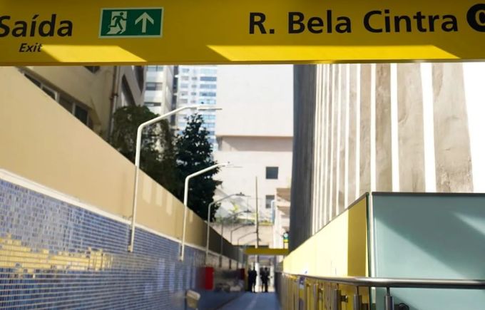 Estação Paulista da linha 4-Amarela ganha novo acesso pela Bela Cintra
