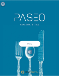 Print do menu do Paseo Cocina y Tal