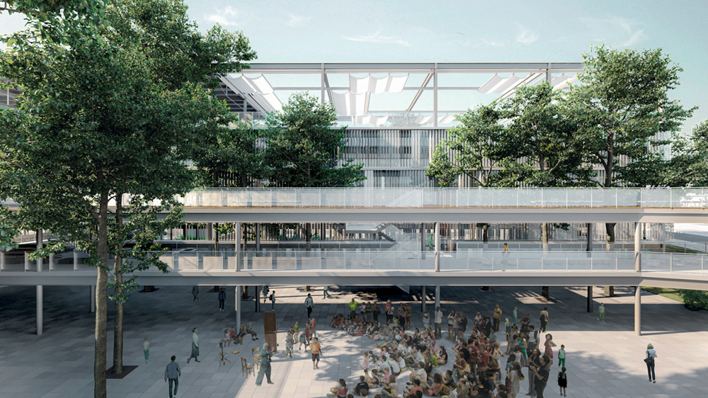 IM_Centro praça_20201210.jpg Sesc Campo Limpo terá grande praça que poderá receber shows; local já conta com uma unidade provisória há nove anos