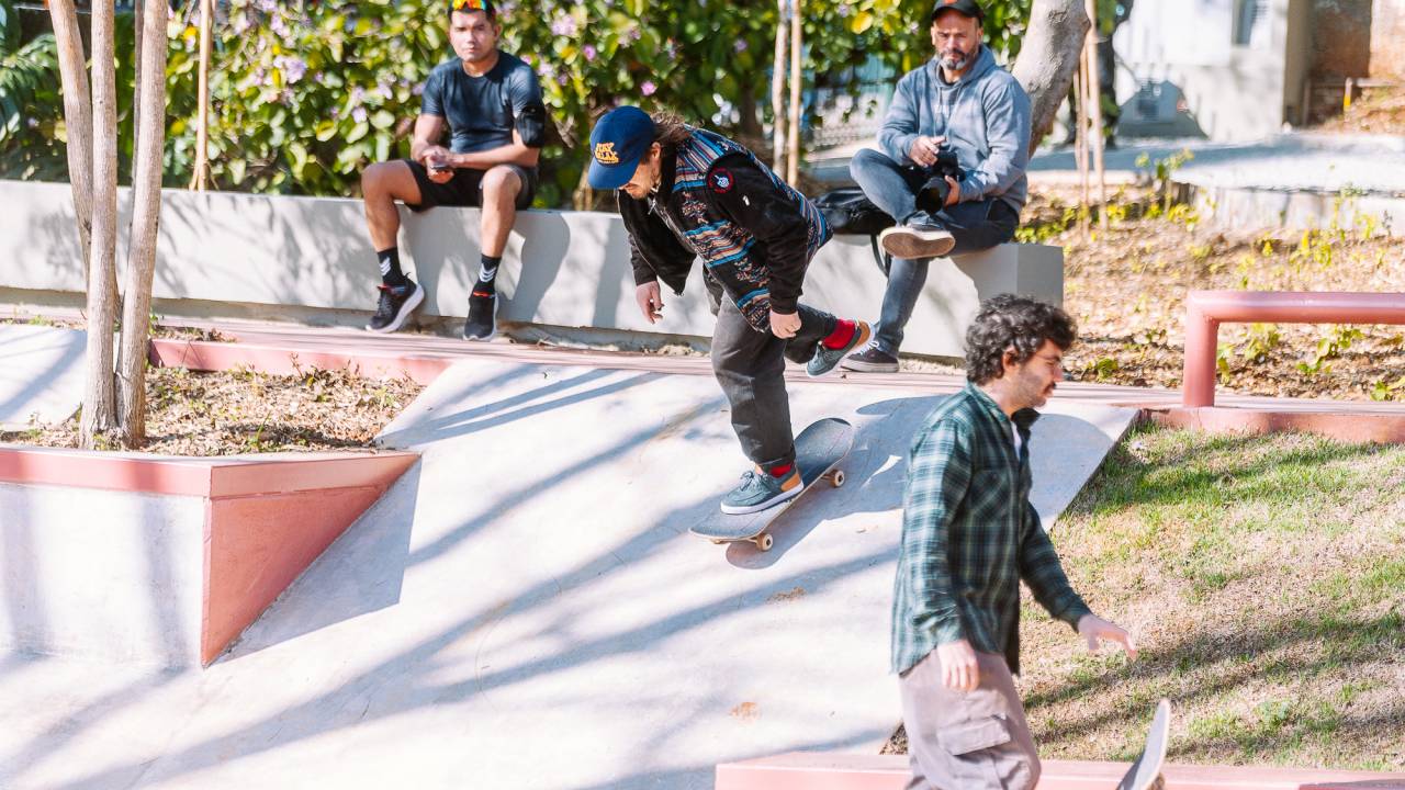 Nova pista de skate no Parque da Independência.