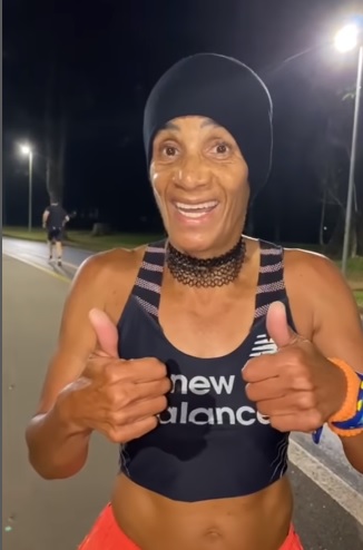 AnaAnimalArquivoPessoal Atleta Ana Garcez, a Ana Animal durante treino no Ibirapuera