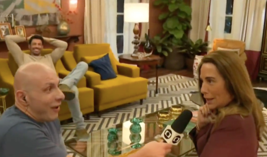 Glória Pires deixa repórter do ‘Mais Você’ constrangido