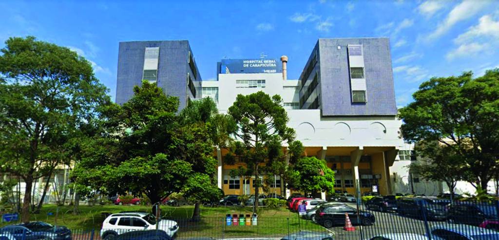 Hospital Geral de Carapicuíba – Google Street View (Reprodução) Fachada de Hospital Geral de Carapicuíba.