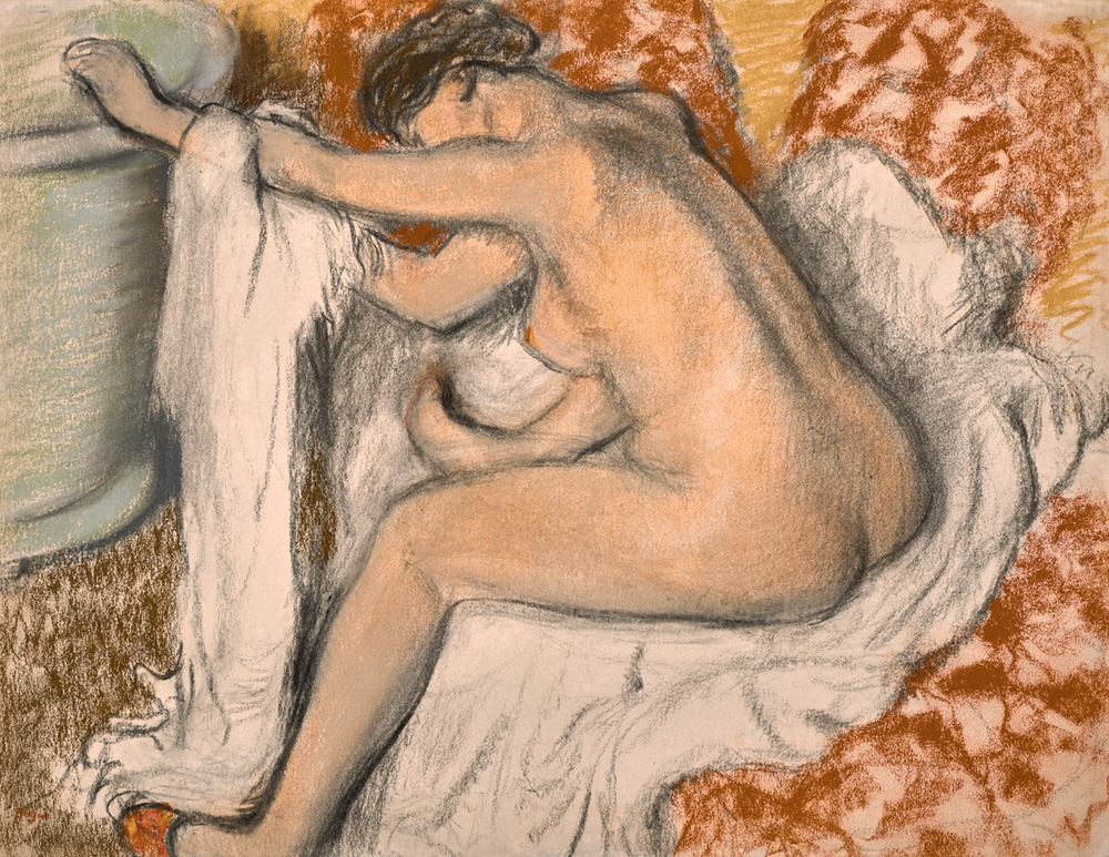 A saída do banho Edgar Degas crédito Aveda_Divulgação.jpg (1) edgar-degas-pintura-aberto-02