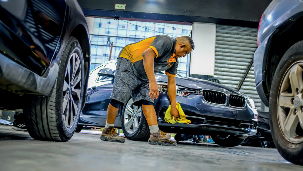 AV_STOAMARO_5.JPG Transtorno: “Tem carro que precisa lavar três vezes”, diz polidor