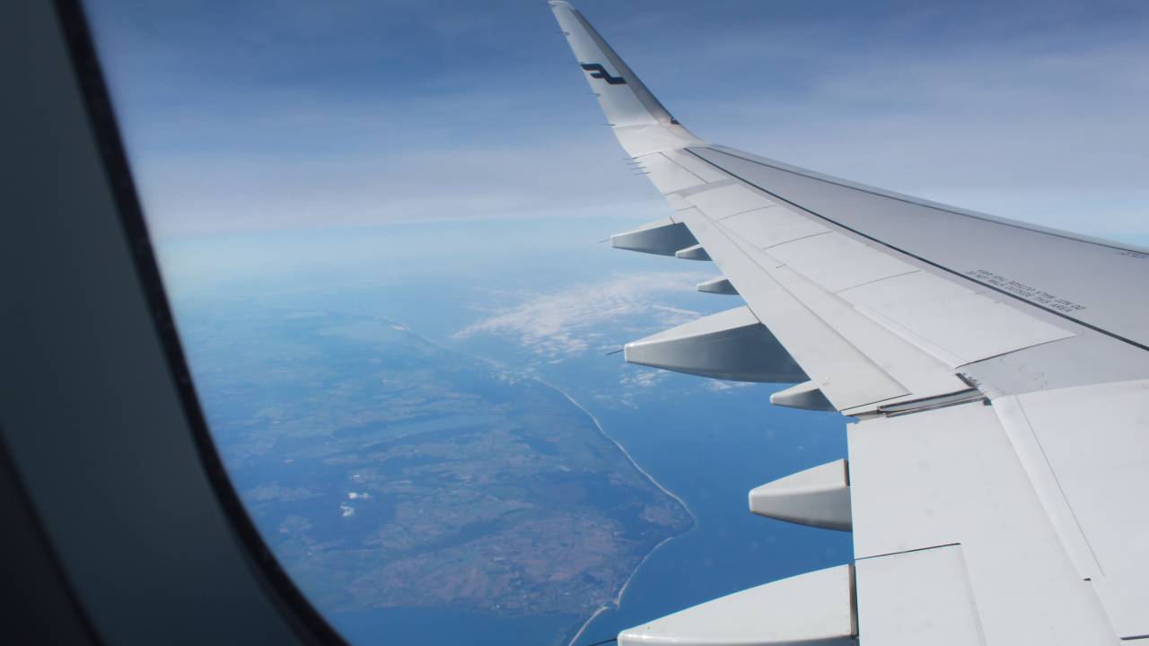 janela de avião