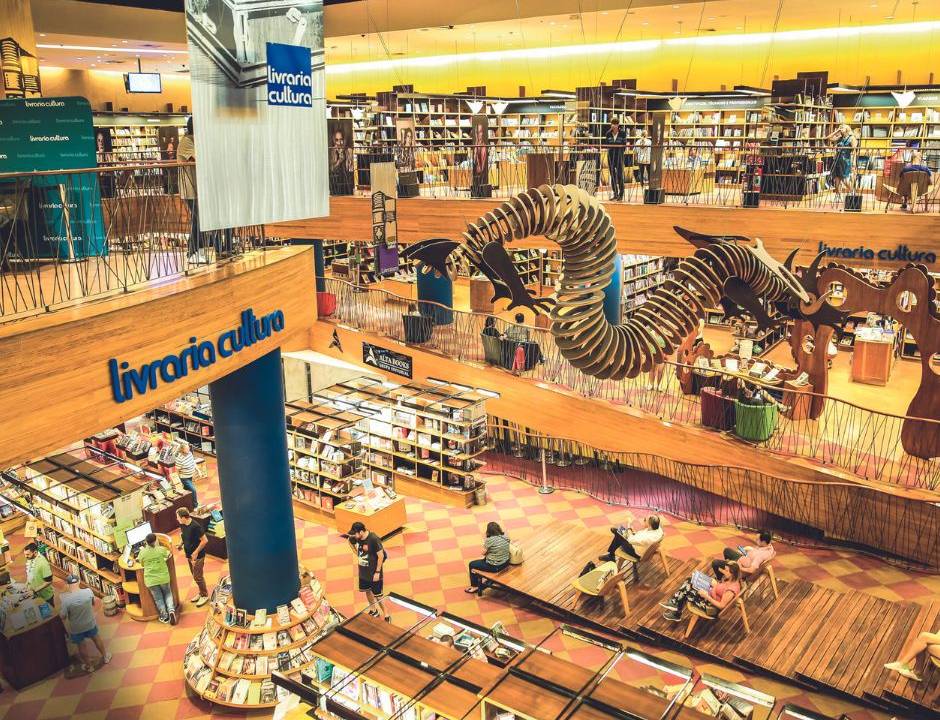 Livraria Cultura do Conjunto Nacional, localizado na Avenida Paulista