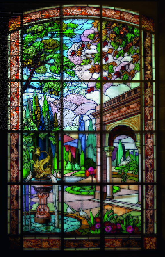 20230918_VejaS_Casa das Rosas-195.jpg Vitral sobre as escadas.