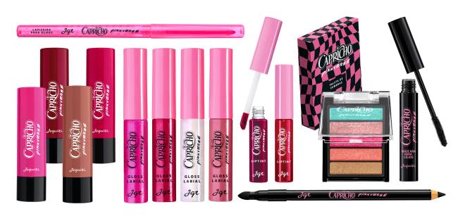 Produtos da linha PinkVerse Produtos da linha PinkVerse