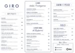 Menu Giro Ristobar Menu Giro Ristobar