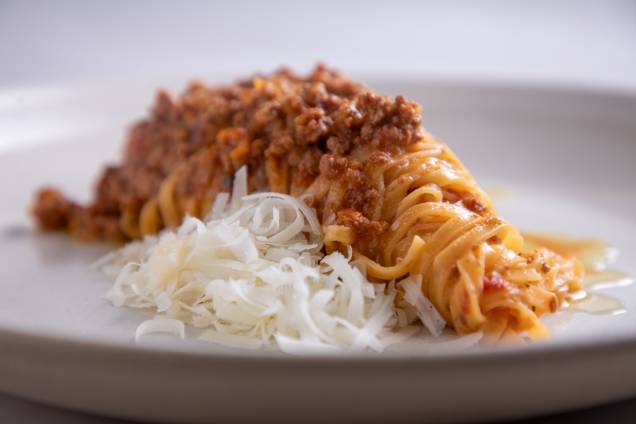 Tajarin: massa valorizada por ragu de coelho Tajarin: massa valorizada por ragu de coelho