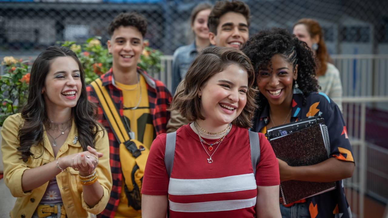 Adolescentes: Mônica, Magali, Cebolinha, Cascão e Milena