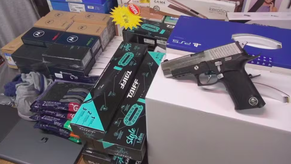 Criminosos fazem arrastão com arma de brinquedo na Zona Sul