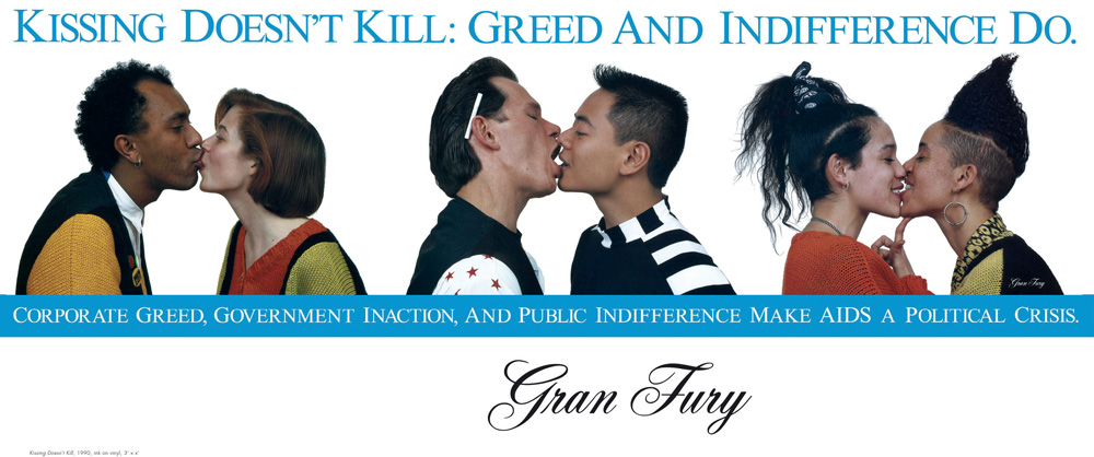 Gran Fury, Kissing Doesn’t Kill (1989-90) – Crédito Biblioteca Pública de Nova York Masp Divulgação.jpg Gran Fury, Kissing Doesn’t Kill (1989-90) – Crédito Biblioteca Pública de Nova York Masp Divulgação.jpg