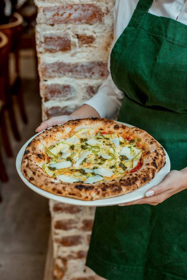 Pizza de abobrinha: da La Crosta Forneira