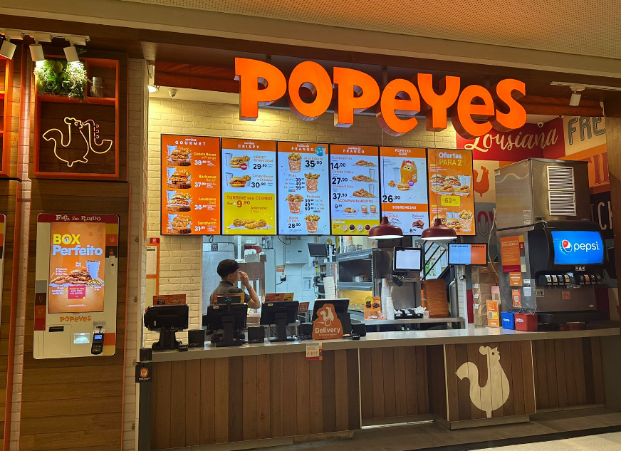 Popeyes do Shopping Cidade São Paulo