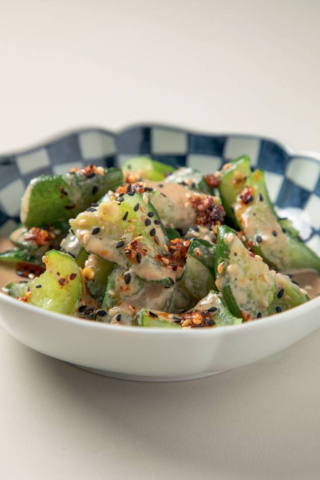 Salada de pepino: do Momokuri Salada de pepino: do Momokuri