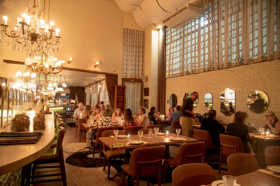Ambiente da Oli Pães & Pizzas Artesanais: no Itaim Bibi