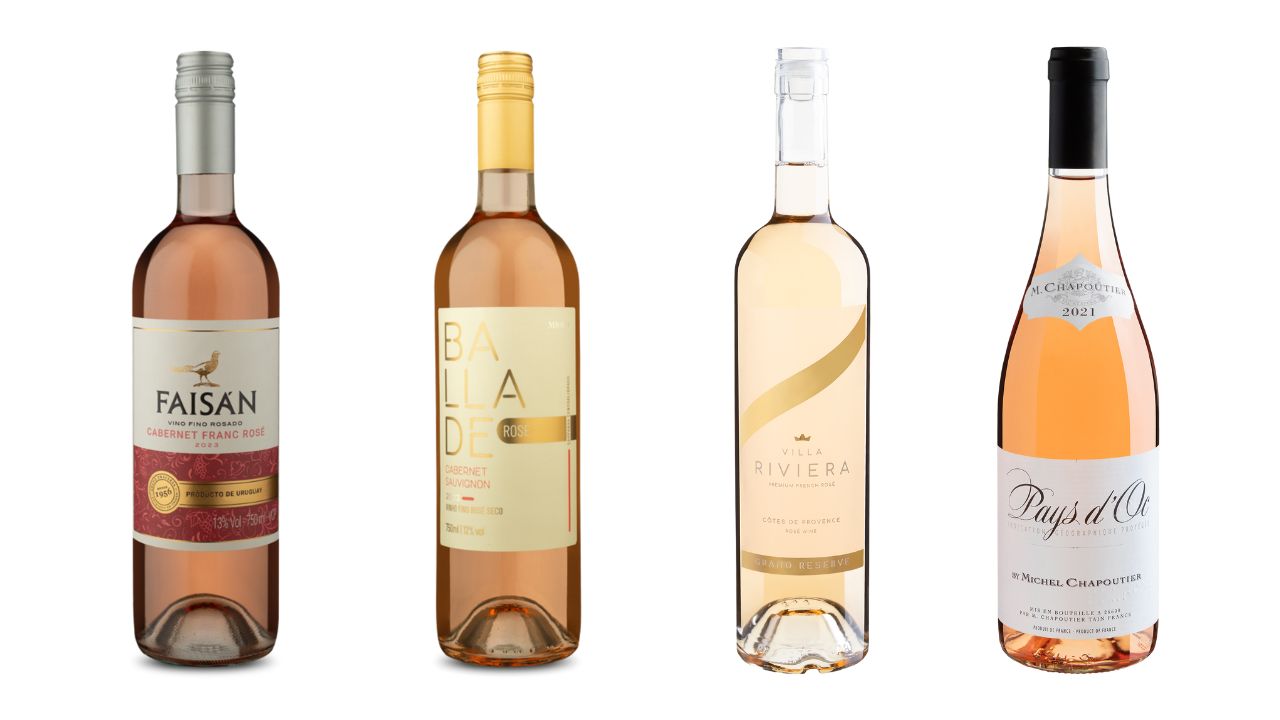 vinhos-rosés-rótulos