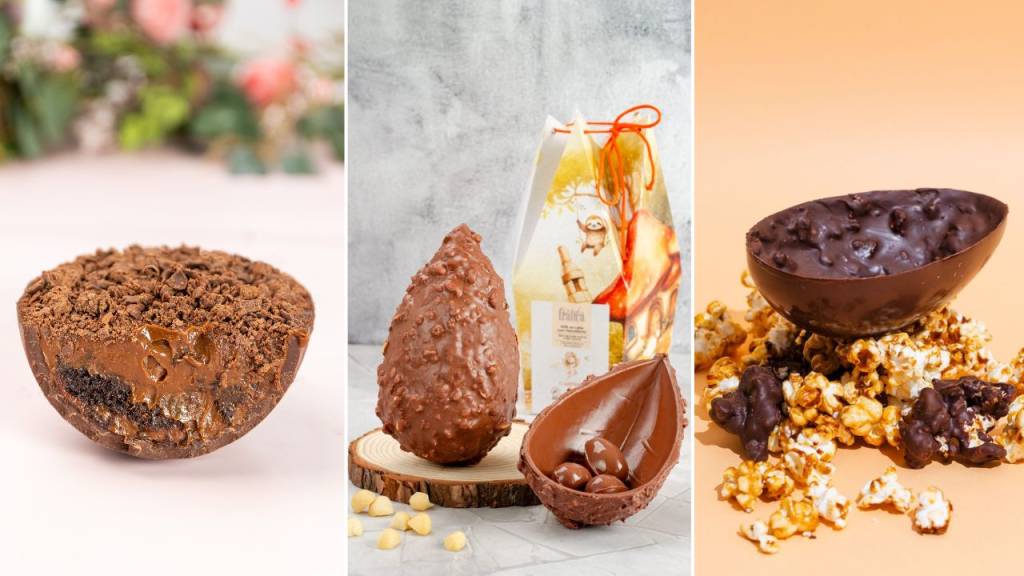 Três grifes de chocolate que produzem ovos sem açúcar