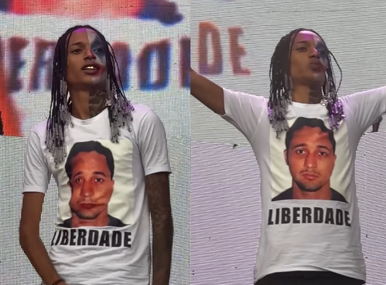 Cantor de trap pede liberdade para pai, considerado líder do CV, no Lollapalooza