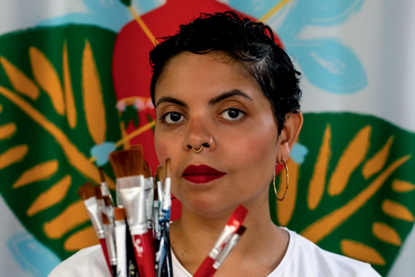 Com arte em prédios e livros, Aline Bispo valoriza a potência do coletivo