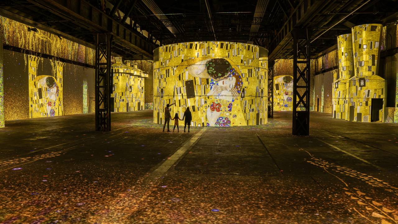 Exposição imersiva de Gustav Klimt