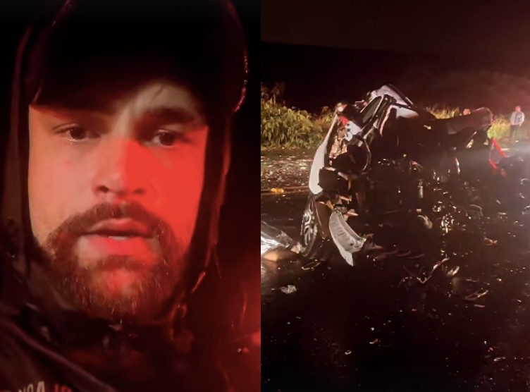 Ex-BBB Vinicius Rodrigues sofre acidente de ônibus