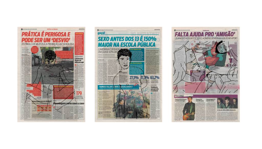G U A R O D E S – Bom Para o Moral Três jornais com intervenções artísticas