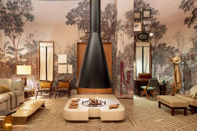 carol_miluzzi_09_credito_MCA_Estudio.jpg Atmosfera acolhedora: projeto de Willian Vasconcelos e Carol Miluzzi lembra clima de casa de família, com lareira e objetos afetivos