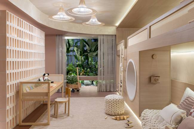 studio_marca_01_credito_MCA_Estudio.jpg Quarto do Studio Marca: pensado para criança maior, com foco na educação infantil