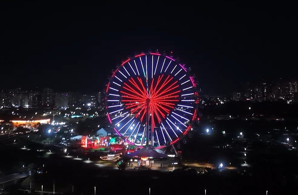 Roda-gigante celebra o amor no dia 12 de junho