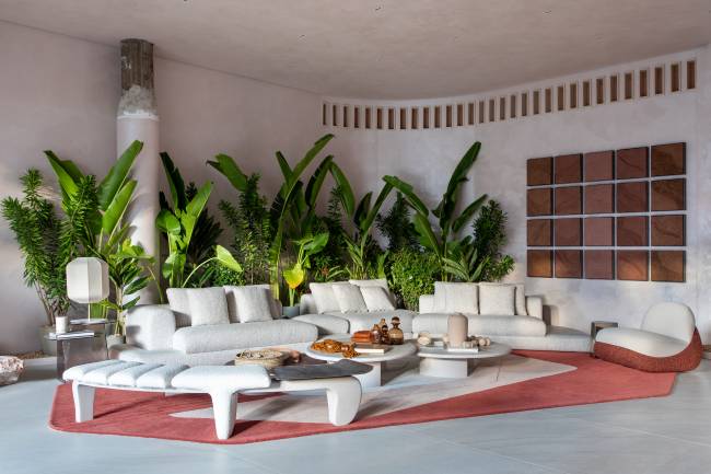 10 VENCEDORA ILHA DE BEM-ESTAR Daniela Funari Credito_MCA_Estudio O ambiente de Daniela Funari foi eleito a melhor ilha de bem-estar e lounge