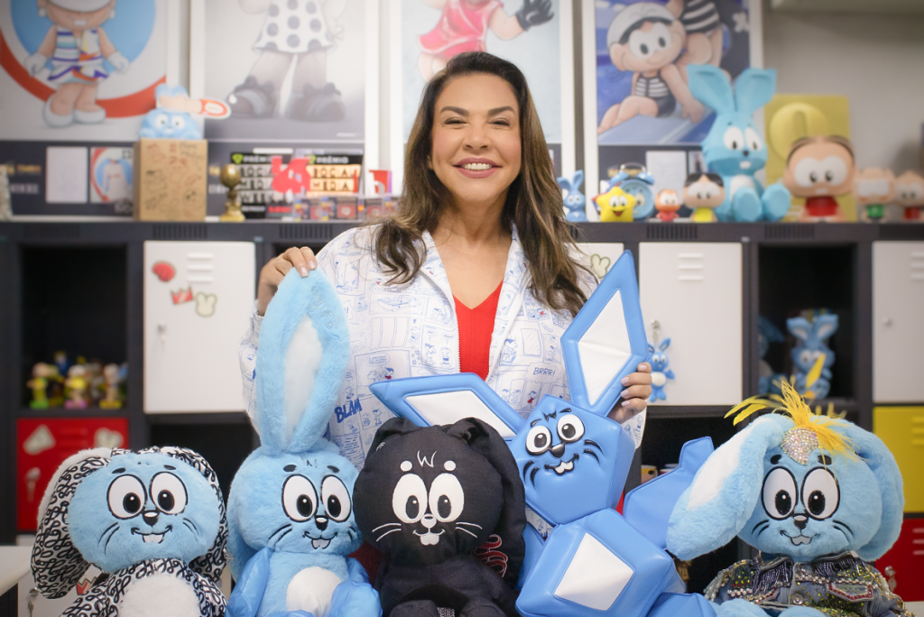 Unicef faz leilão com 31 versões do coelho Sansão, da Turma da Mônica