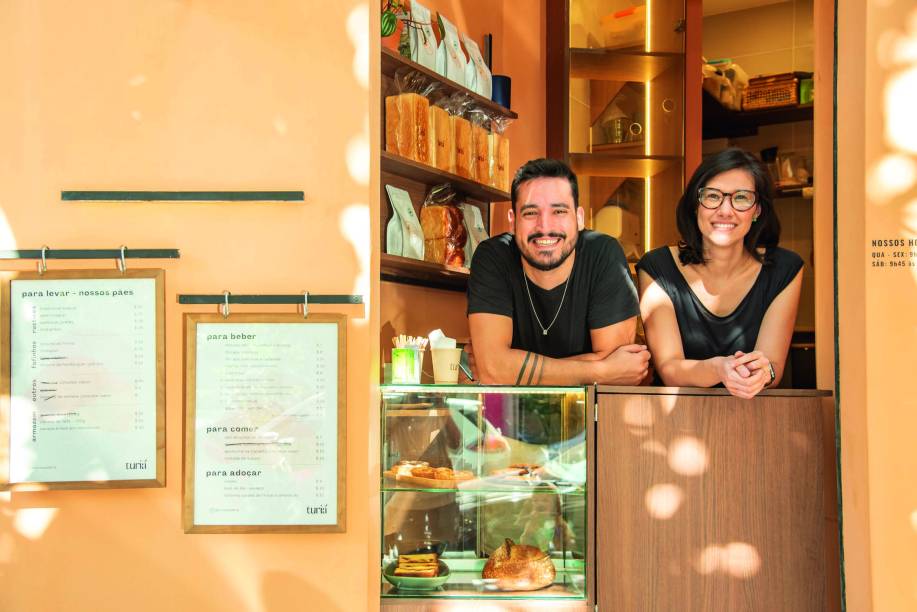 Turiá: padaria dos sócios Thiago e Virgínia Turiá: padaria dos sócios Thiago e Virgínia