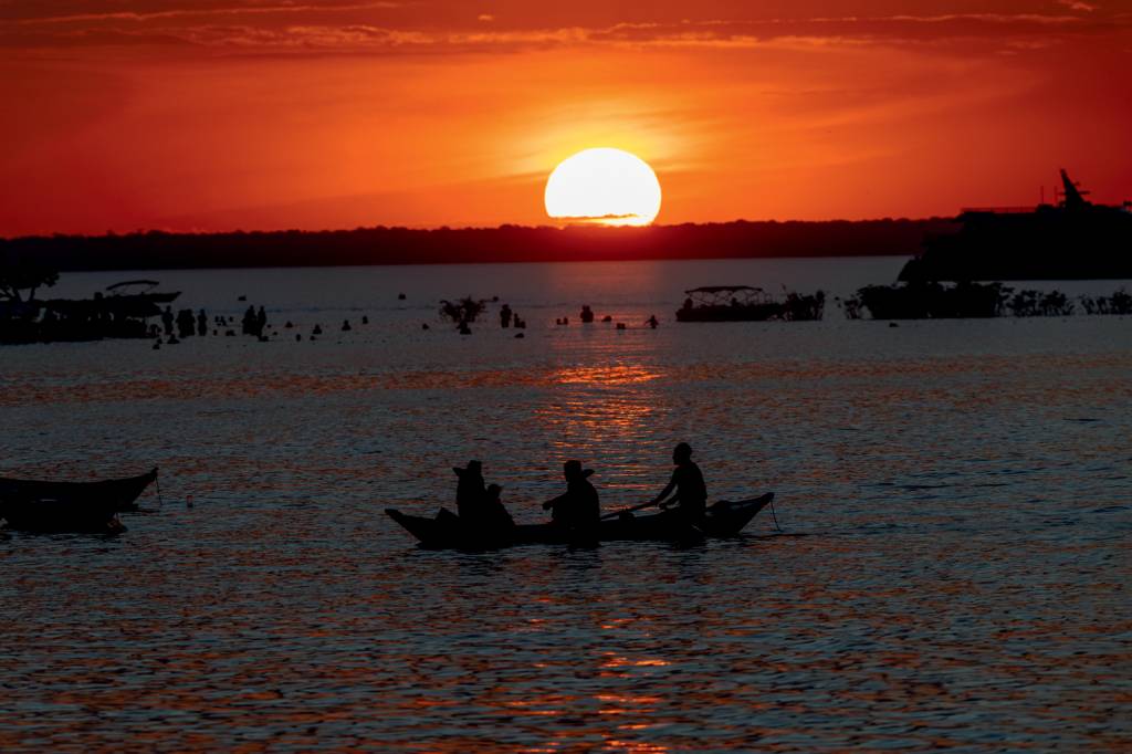 Pará Pôr do Sol em Alter: ponto alto do dia
