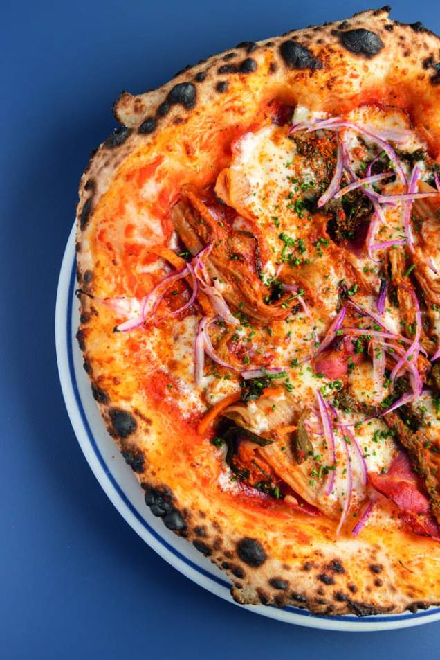 Mamma Vanzetto: opções de pizza como a copa kimchi Mamma Vanzetto: opções de pizza como a copa kimchi