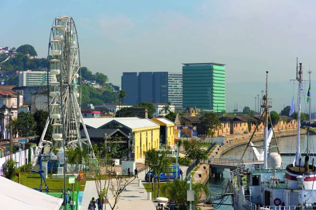 Parque Valongo Parque Valongo, recém-inaugurado: integração entre porto e cidade