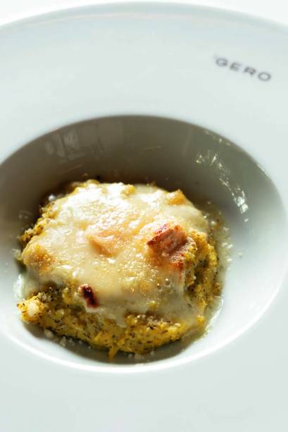 Gero Itaim: pratos como a polenta taragna ao queijo taleggio Gero Itaim: pratos como a polenta taragna ao queijo taleggio