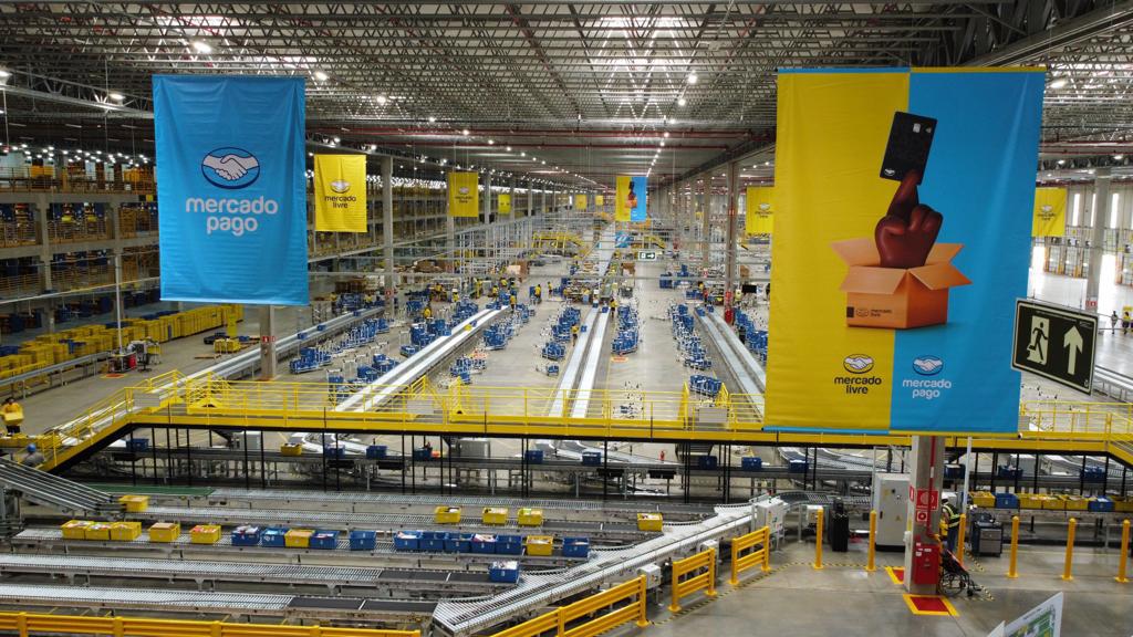 Centro de distribuição do Mercado Livre
