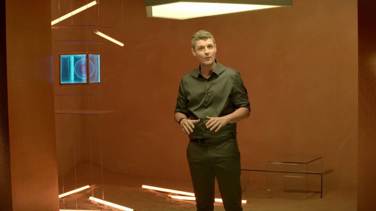 Babi e Felipe Solari na apresentação do M.E.N.T.E.S., no History