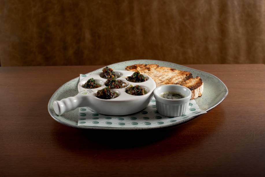 Mercearia do Francês: pedidas como escargots na manteiga de ervas Mercearia do Francês: pedidas como escargots na manteiga de ervas