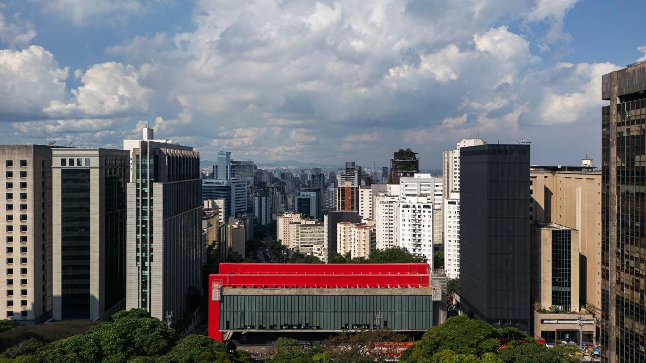 Vista dos edifícios Lina Bo Bardi e Pietro Maria Bardi