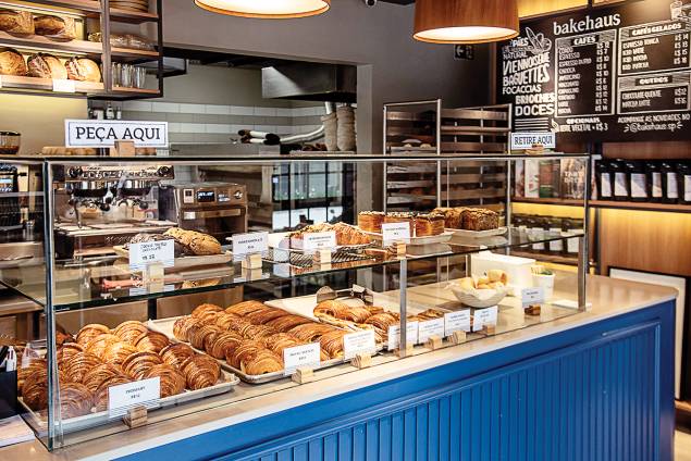Bakehaus: vitrine de folhados Bakehaus: vitrine de folhados