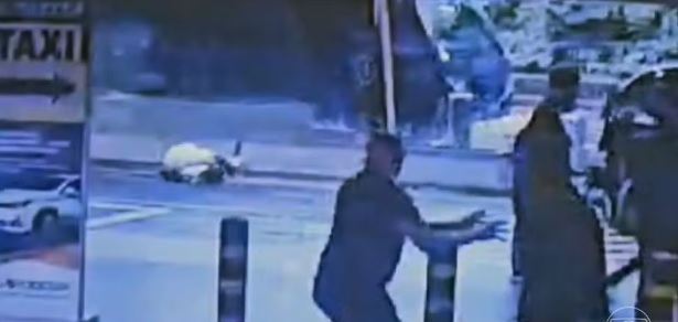 Imagens de câmeras de segurança mostram momentos após execução