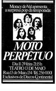 DETALHE CARTAZ SHOW 1974 crédito Acervo pessoal_Divulgação Cartaz show Moto Perpétuo