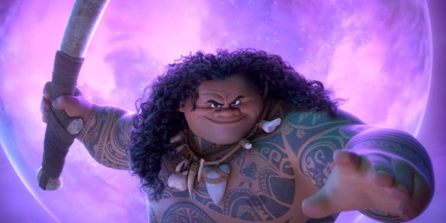 MOANA 2 O semideus Maui, em 'Moana 2'