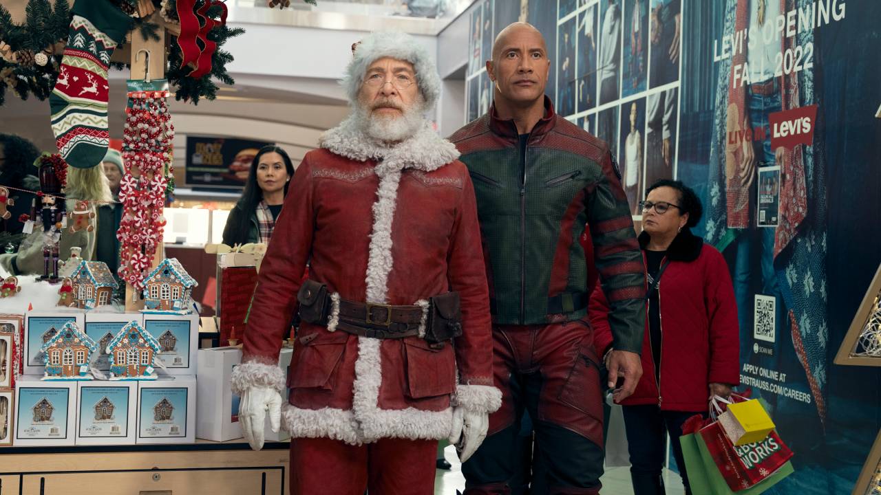 Titãs do cinema: J.K. Simmons e Dwayne Johnson em 'Operação Natal'