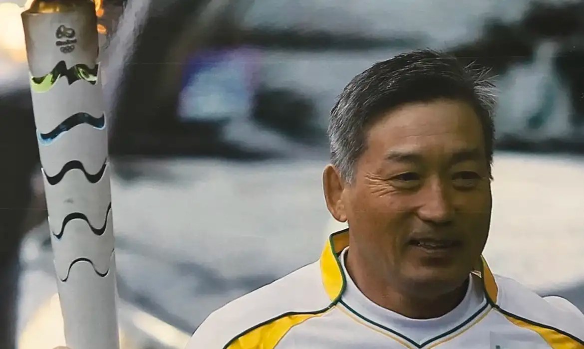 O judoca Luiz Onmura